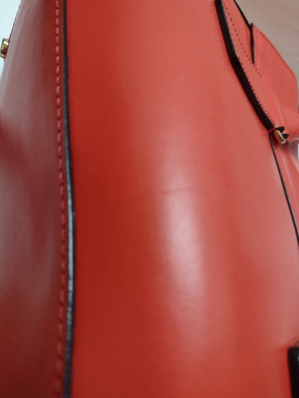 Kate Spade New York Bond Street Flo Satchel Leather ShoulderBag Red/Pink 2 Tone - Picture 5 of 11